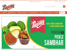 Tablet Screenshot of maharanadanachana.com